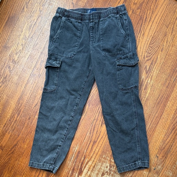 Women's Black Easy Jean Denim Cargo - GAP Small - Picture 1 of 6
